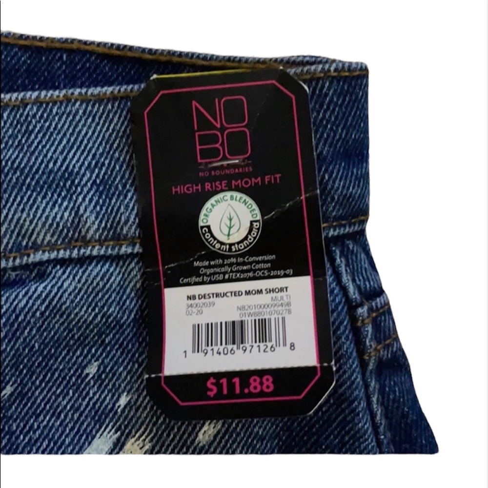 💙 NO BOUNDARIES Jean Shorts - Picture 4 of 4